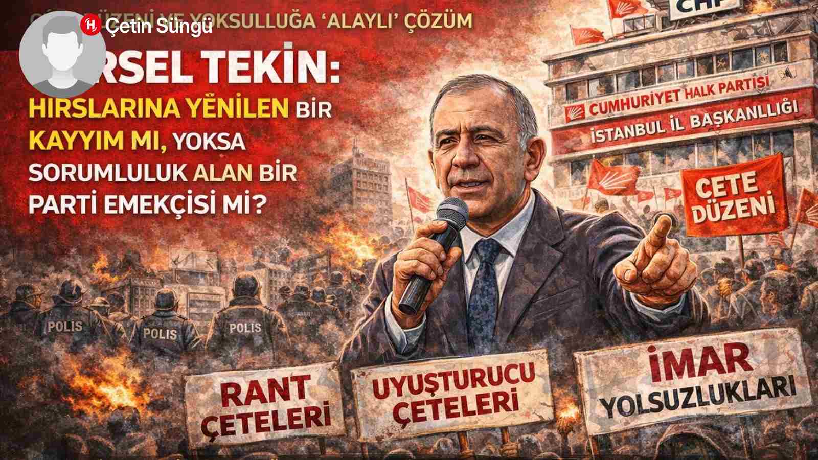 Gürsel Tekin Debatte ... Die Pflicht des Berufungsausschusses: Entblößung des Ehrgeizes oder Verantwortung der Parteiarbeit?