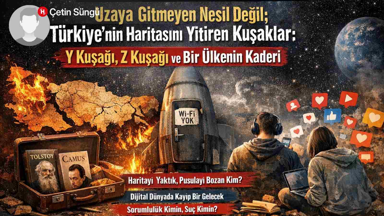 Uzaya Gitmeyen Nesil Değil; Türkiye’nin Haritasını Yitiren Kuşaklar: Y Kuşağı, Z Kuşağı ve Bir Ülkenin Kaderi