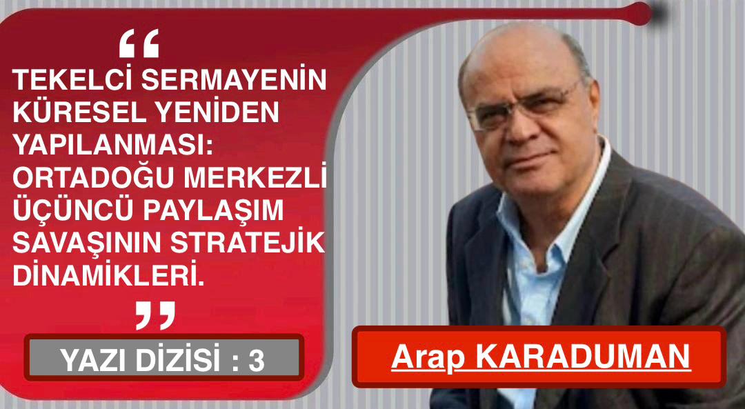 Tekelci Sermayenin Küresel Yeniden Yapılanması: Ortadoğu Merkezli Üçüncü Paylaşım Savaşının Stratejik Dinamikleri