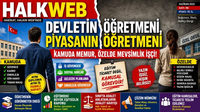 DEVLETİN ÖĞRETMENİ, PİYASANIN ÖĞRETMENİ