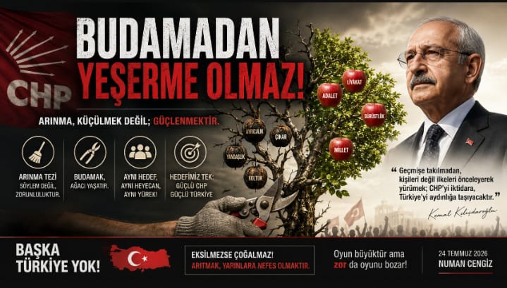 BUDAMADAN YEŞERME OLMAZ!