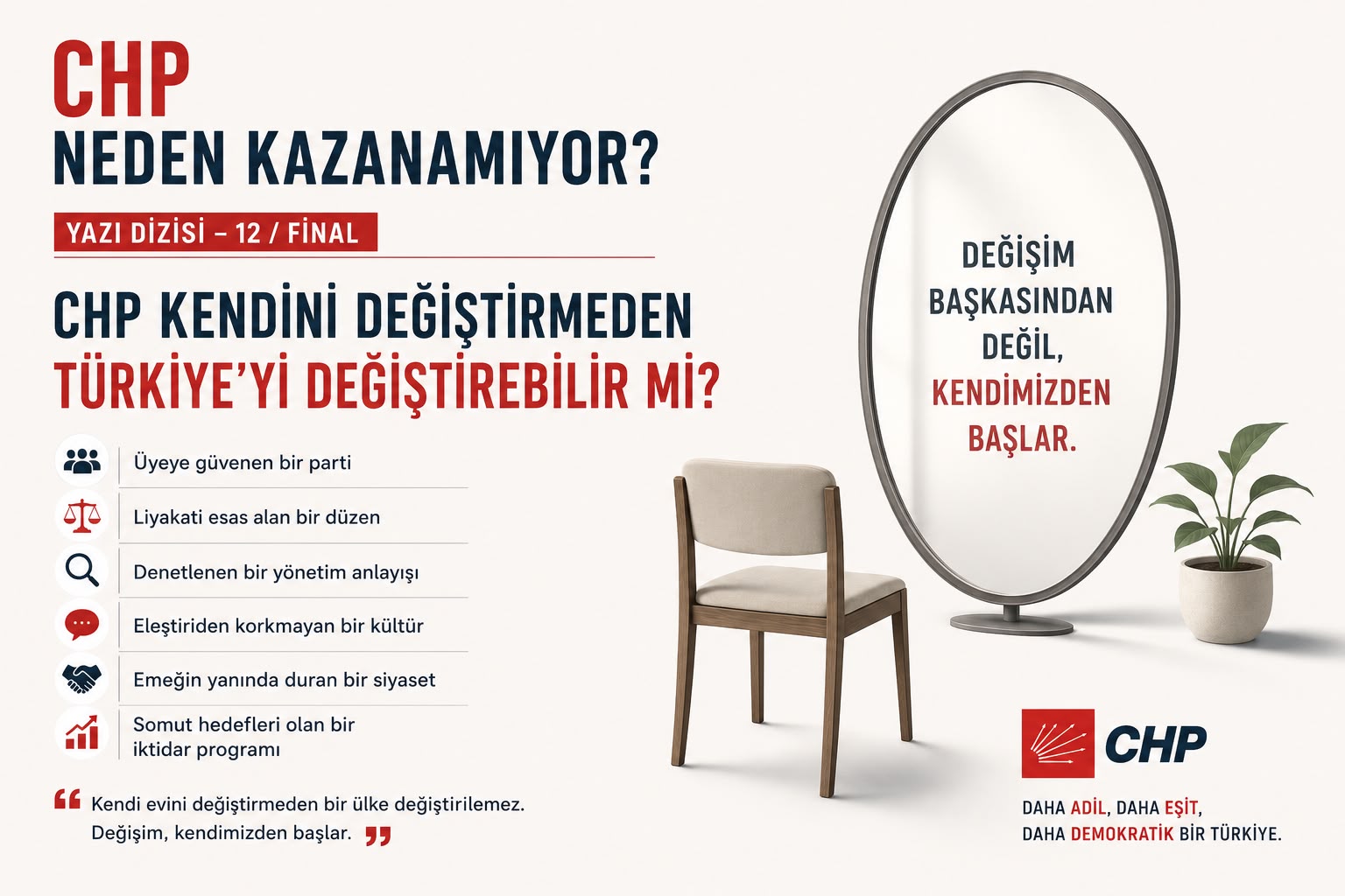CHP NEDEN KAZANAMIYOR?