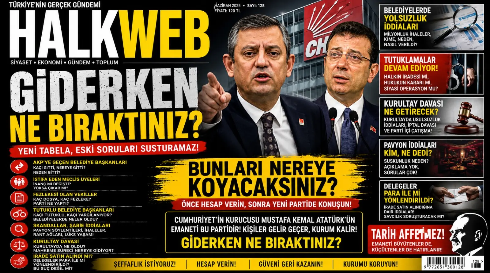 YENİ PARTİ Mİ? ÖNCE BU MİRASIN HESABINI VERİN!