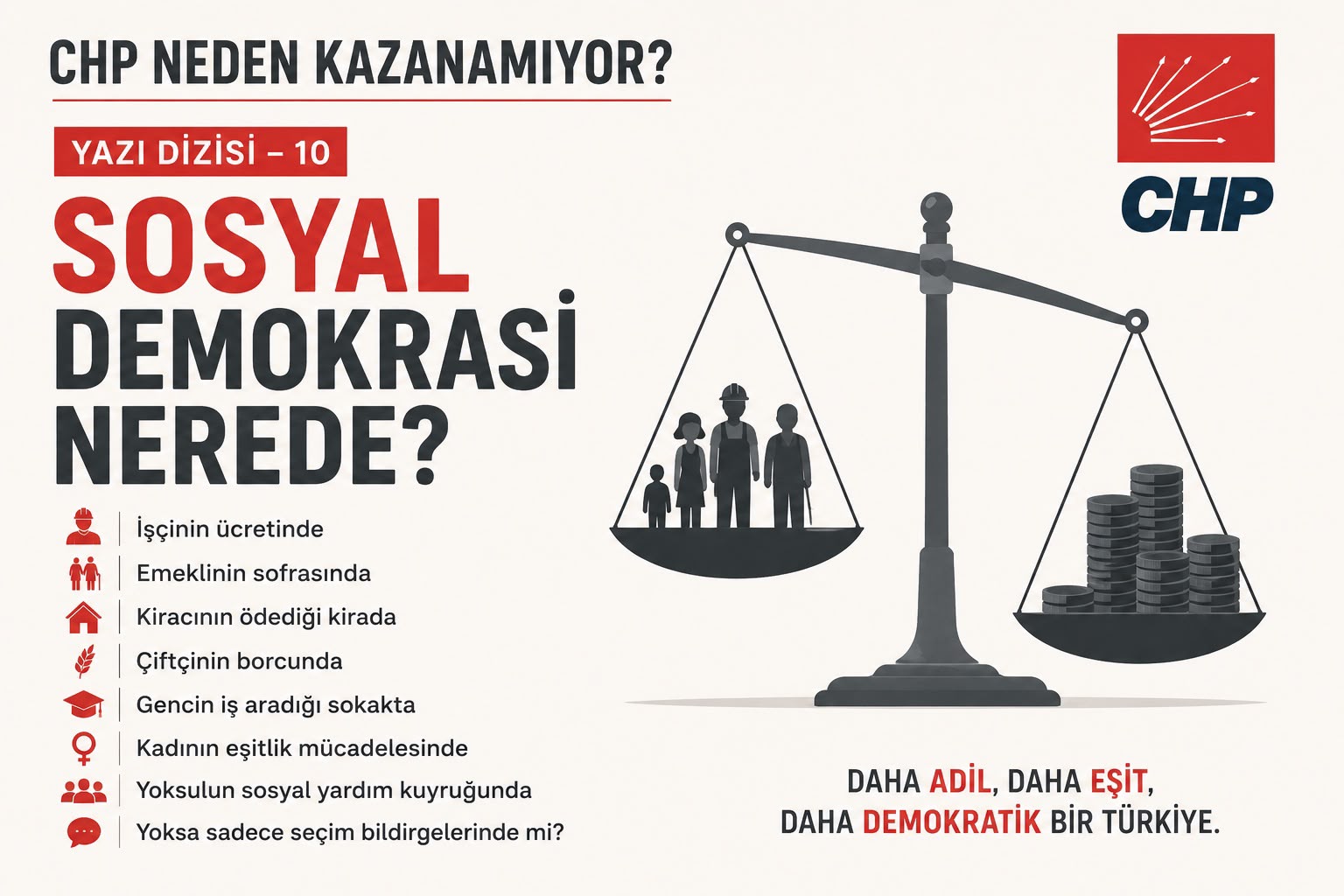 CHP NEDEN KAZANAMIYOR?