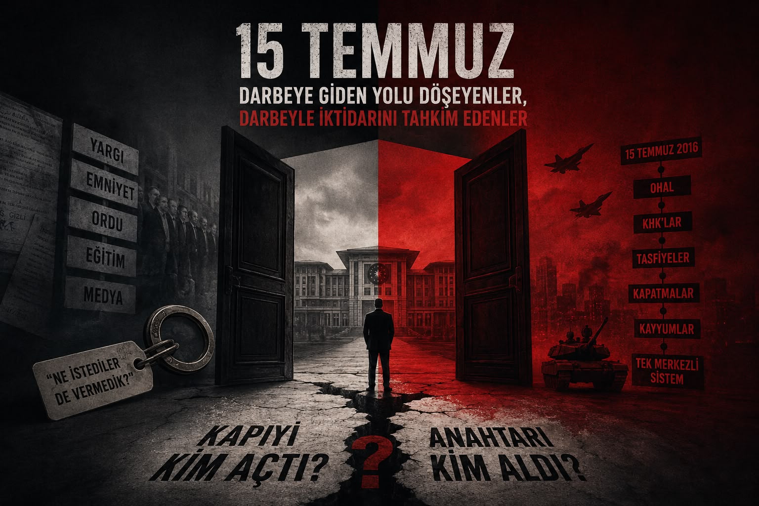 15 TEMMUZ: DARBEYE GİDEN YOLU DÖŞEYENLER, DARBEYLE İKTİDARINI TAHKİM EDENLER